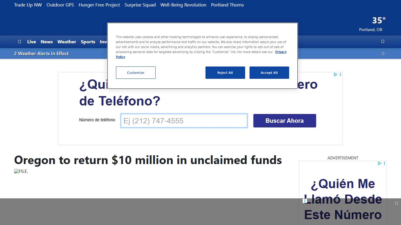 Oregon to return $10 million in unclaimed funds